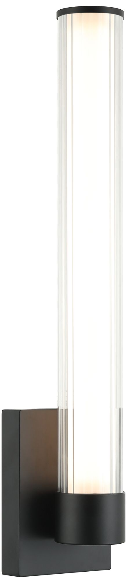 Matteo 1 LT 20H MACIE BLACK WALL SCONCE