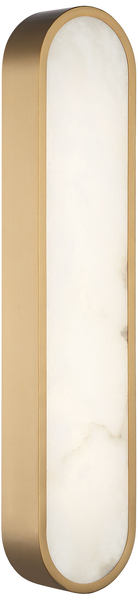 Matteo 1 LT 22W MARBLESTONE  AGED GOLD WALL SCONCE