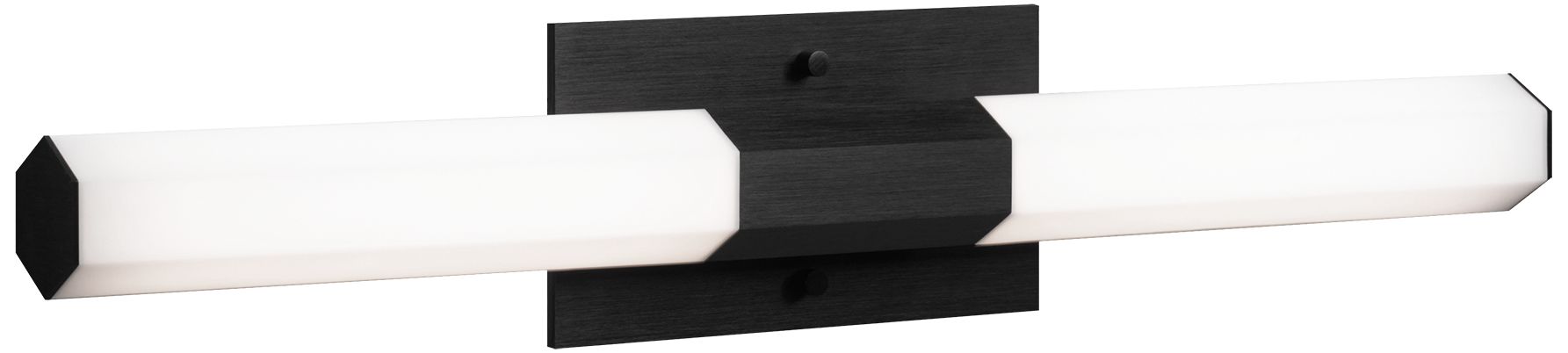 Matteo 1 LT 23 W LED ROWAN WHITE WALL SCONCE -HEXAGON OXIZIDED BLACK SHADE