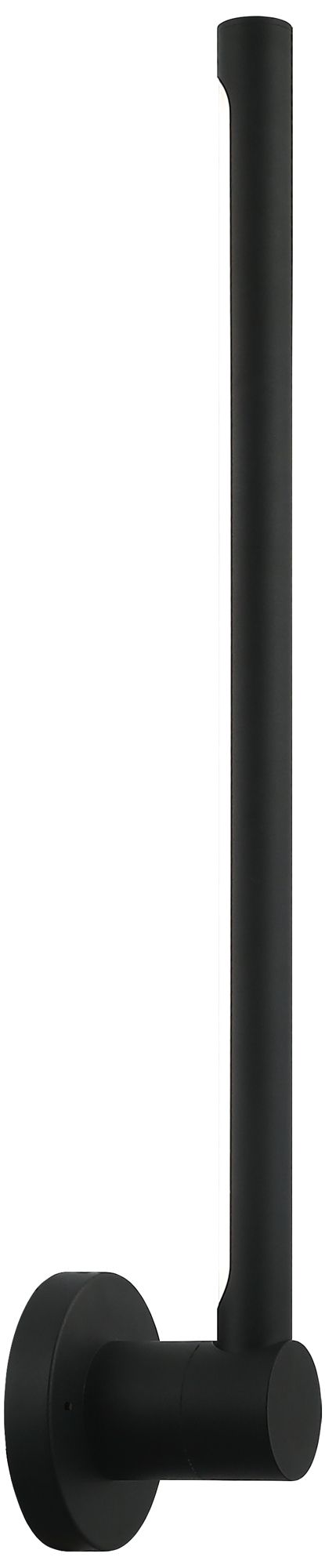 Matteo 1 LT 24H NOVELLE MATTE BLACK LED WALL SCONCE