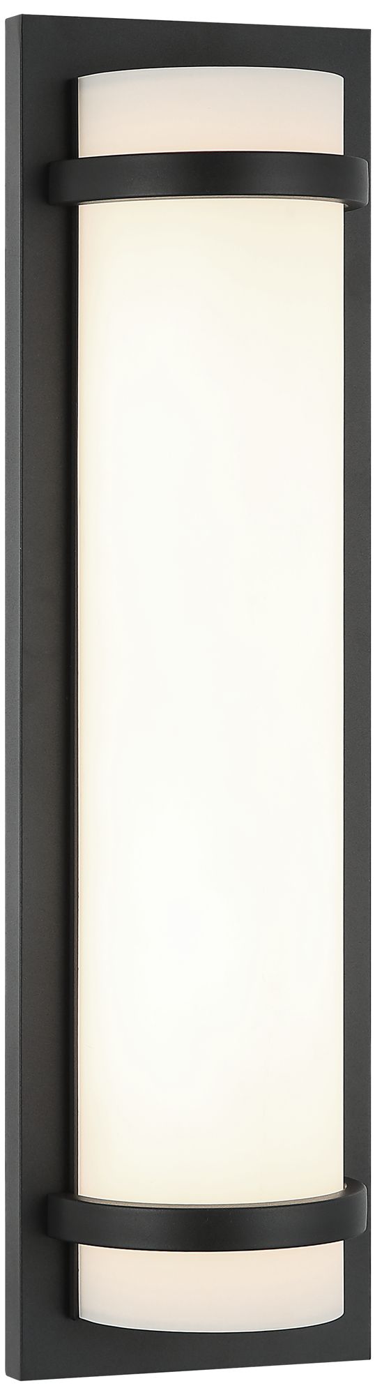 Matteo 1 LT 24W BRAMPTON MATTE BLACK WALL SCONCE
