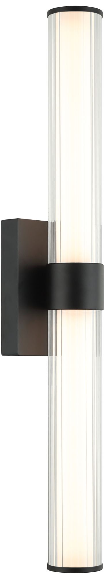 Matteo 1 LT 26H MACIE BLACK WALL SCONCE