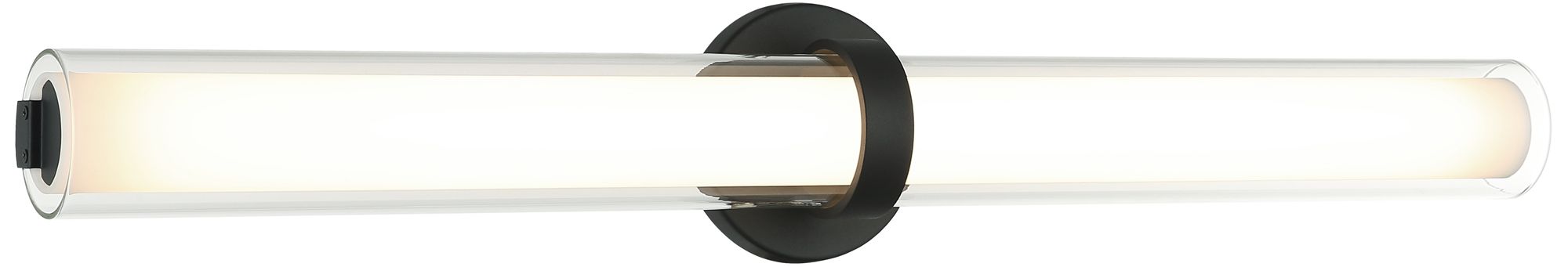 Matteo 1 LT 29 5/8 W SATCHIE MATTE BLACK WALL SCONCE