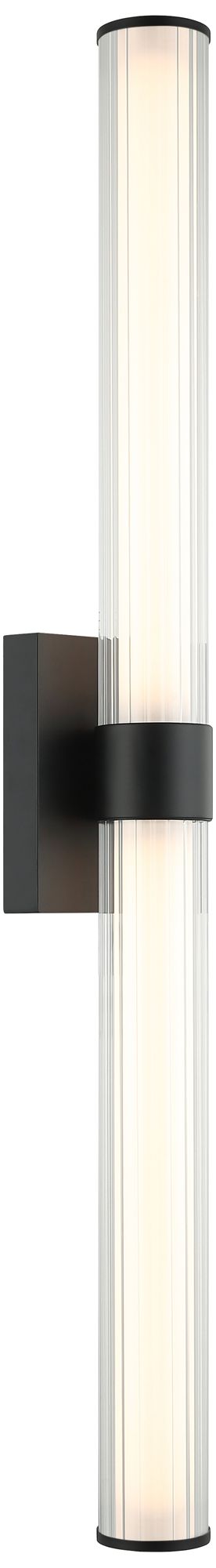 Matteo 1 LT 32H MACIE BLACK WALL SCONCE