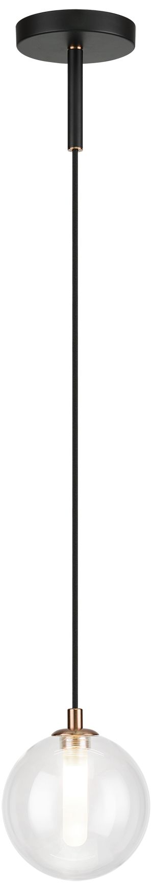 Matteo 1 LT 5.9DIA MAGMA- PENDANT G9  CLEAR GLASS
