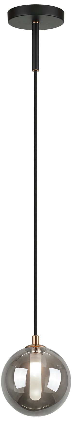 Matteo 1 LT 5.9DIA MAGMA- PENDANT G9  SMOKE GLASS