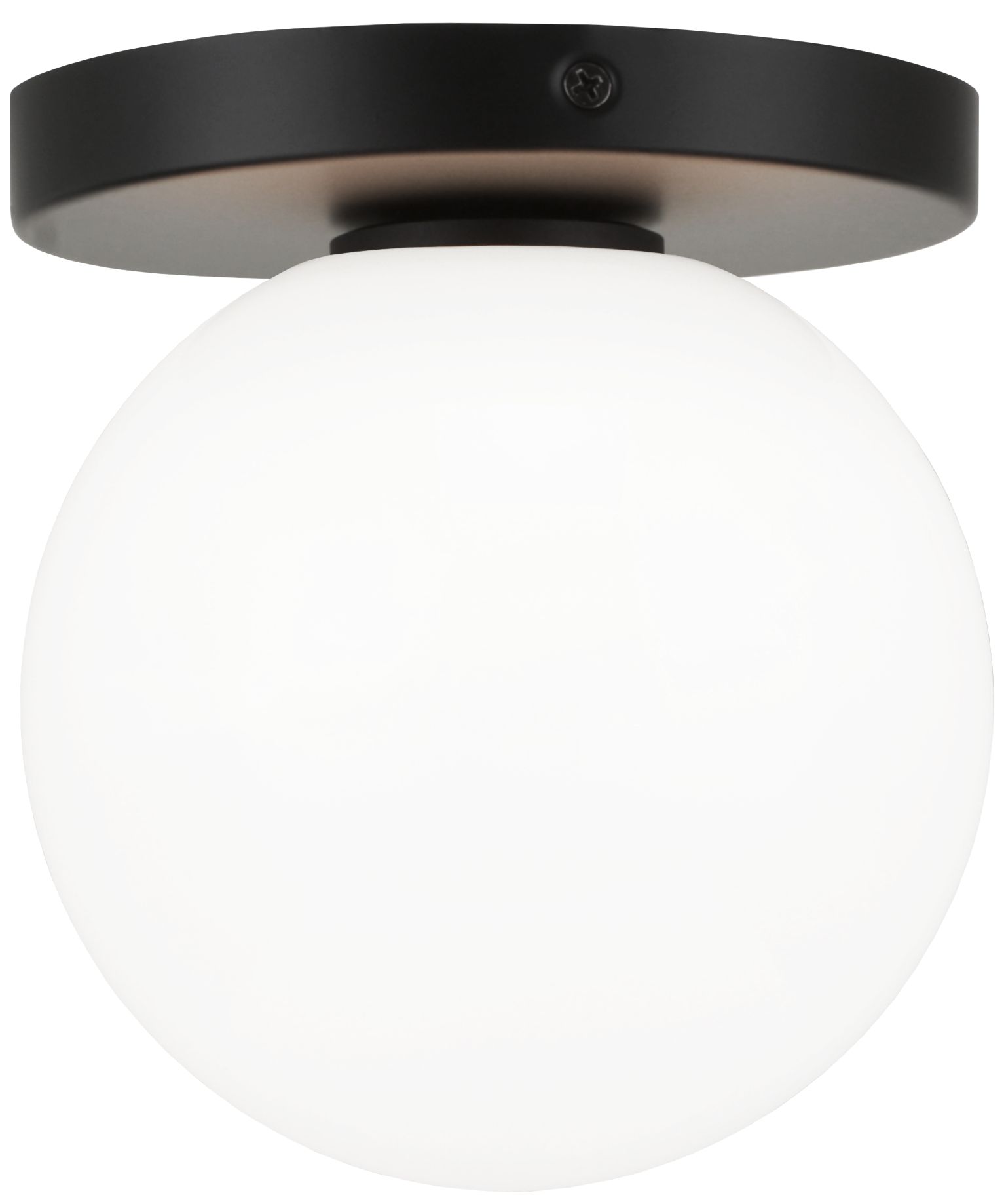 Matteo 1 LT 5.9W COSMO WALL/CEILING IRON+ALUMINUM-BK-OPAL GLASS