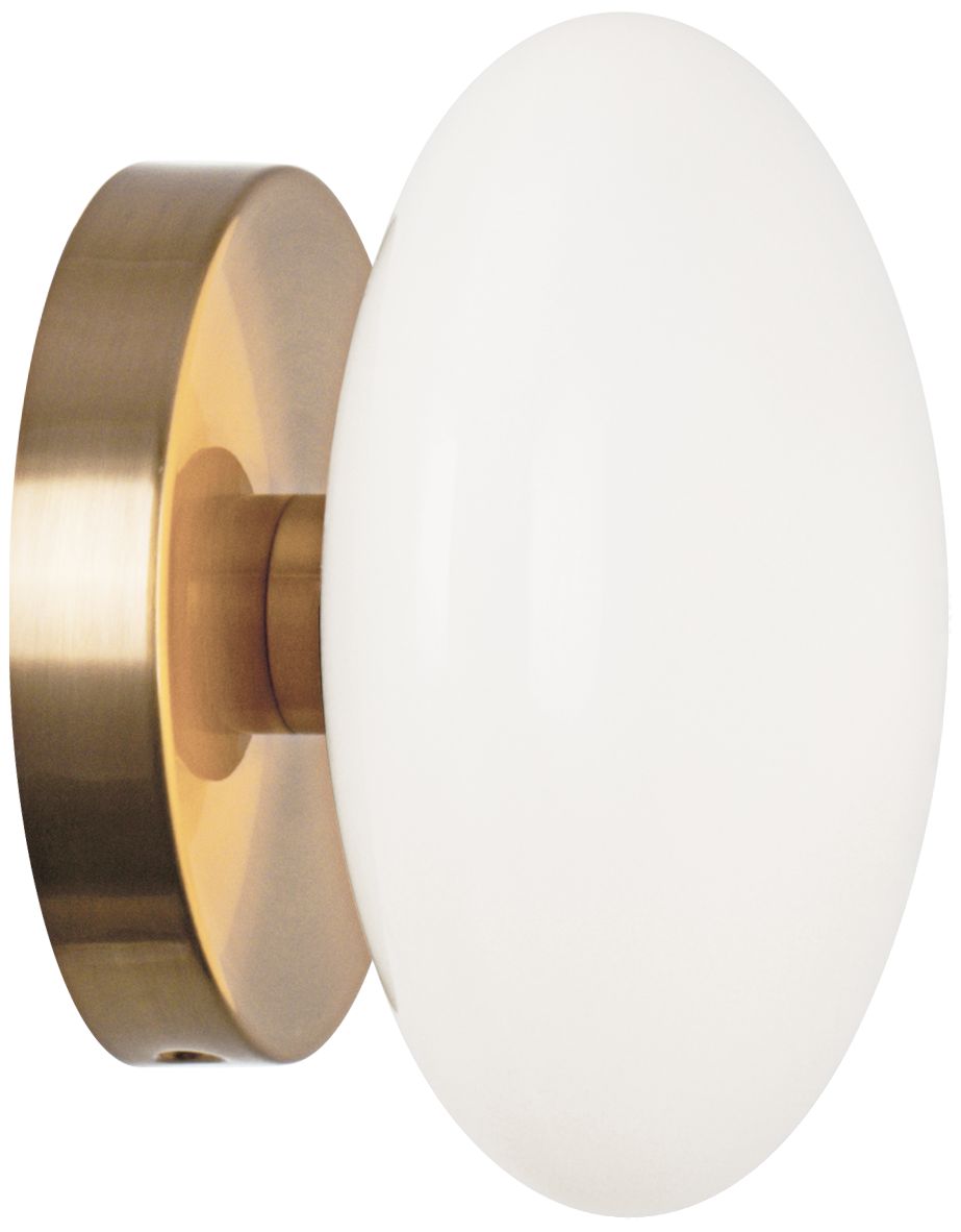 Matteo 1 LT 6.3W PEARLESQUE WALL SCONCE -AG-OPAL GLASS