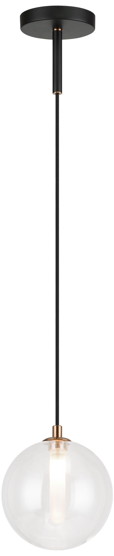 Matteo 1 LT 7.1DIA MAGMA- PENDANT G9  CLEAR GLASS