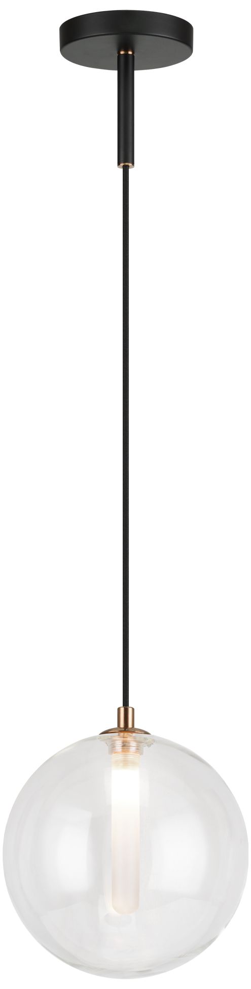 Matteo 1 LT 8.7DIA MAGMA- PENDANT G9  CLEAR GLASS