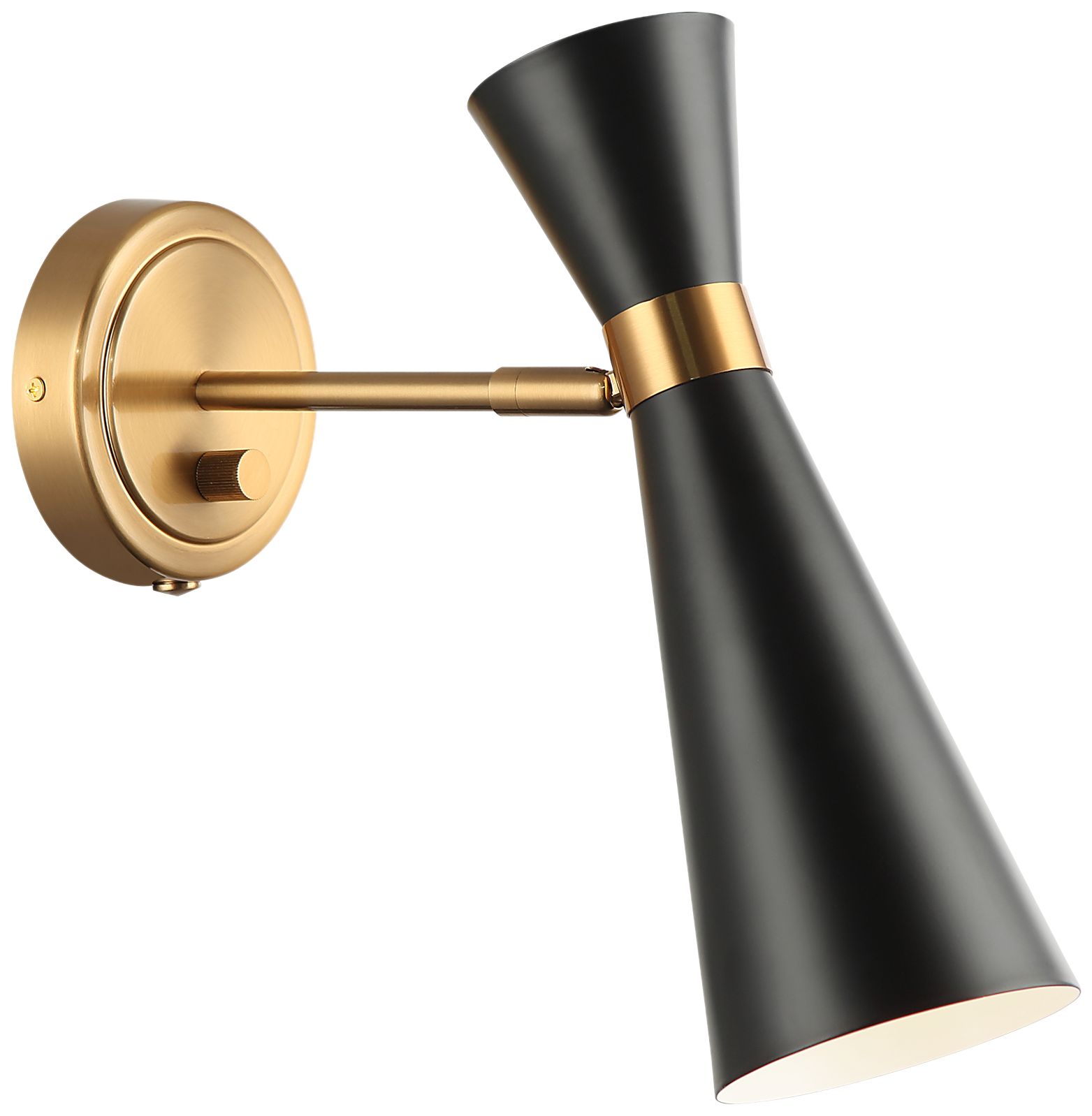 Matteo 1 LT BLAZE AGED GOLD WALL SCONCE