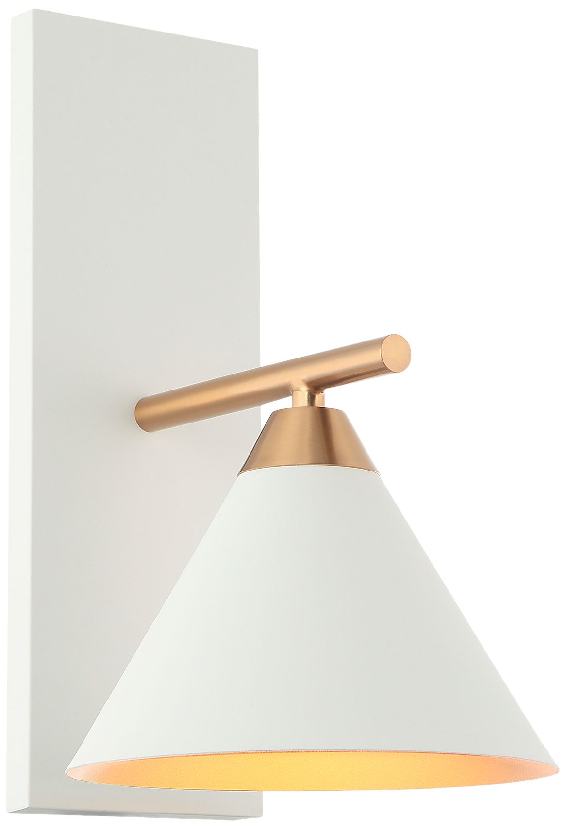 Matteo 1 LT BLISS WHITE METAL SHADE WALL