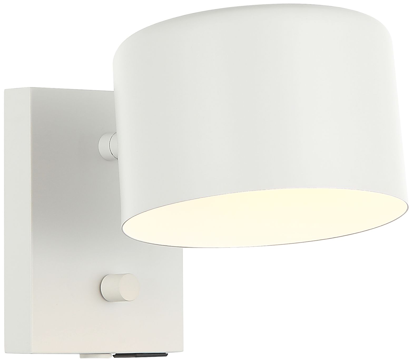 Matteo 1 LT "CLINTON" WHITE WALL SCONCE E12 40W