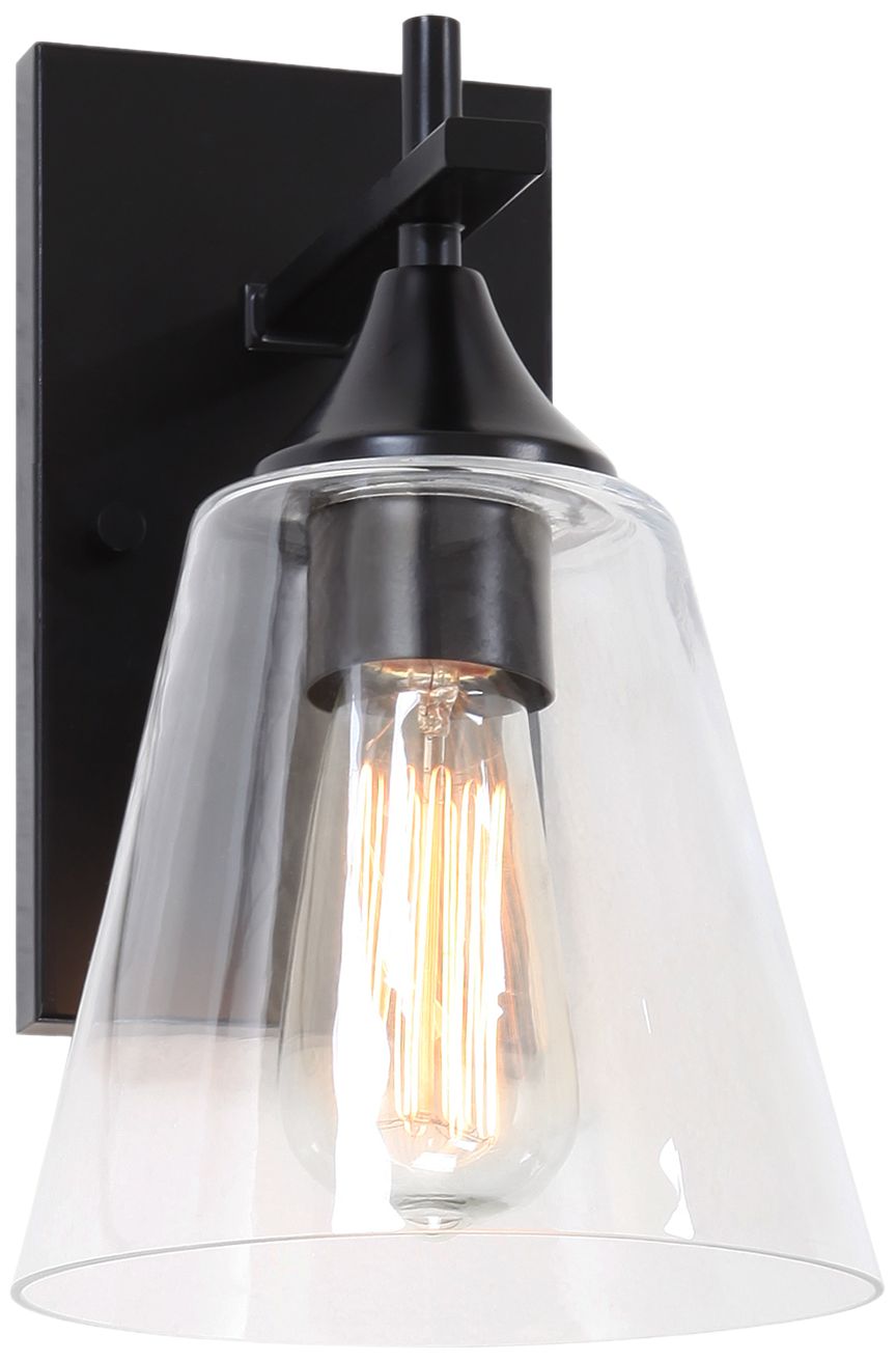 Matteo 1 LT HOLLIS  WALL SCONCE-BK