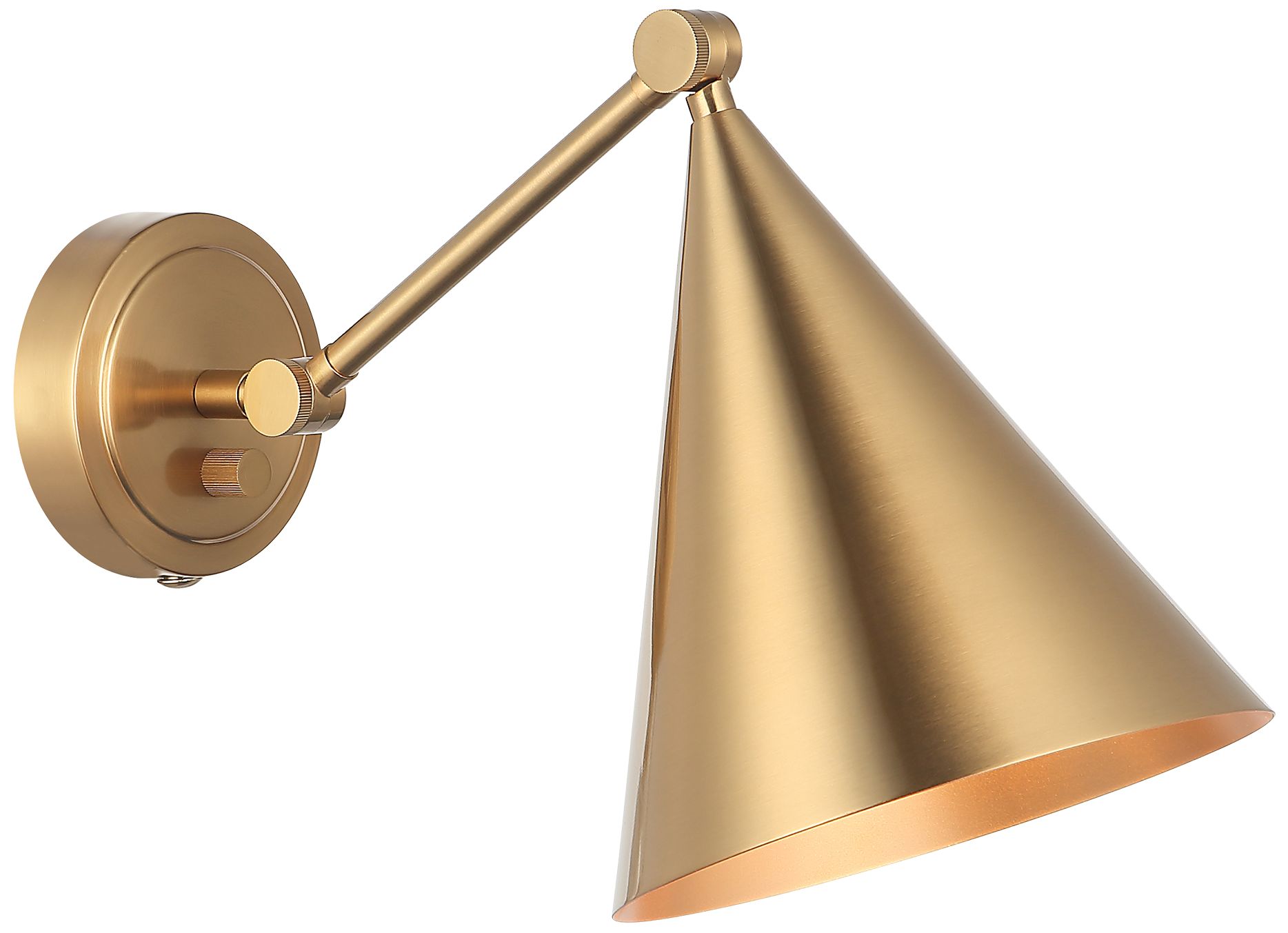 Matteo 1 LT "PEARSON" AGED GOLD WALL SCONCE E26