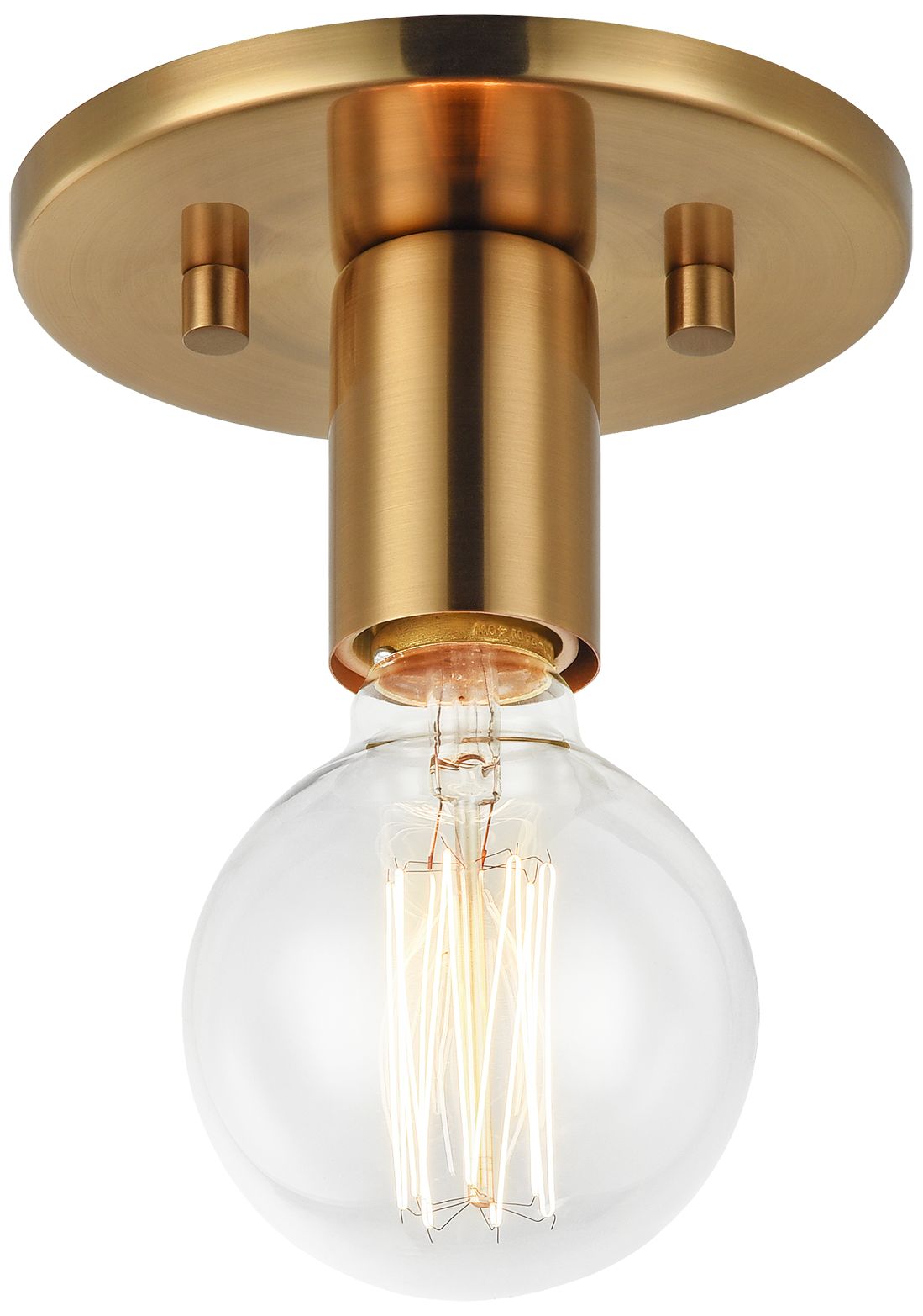 Matteo 1 LT "KASA"  WALL/CEILING SCONCE E26*1 *100W-AGED GOLD BRASS