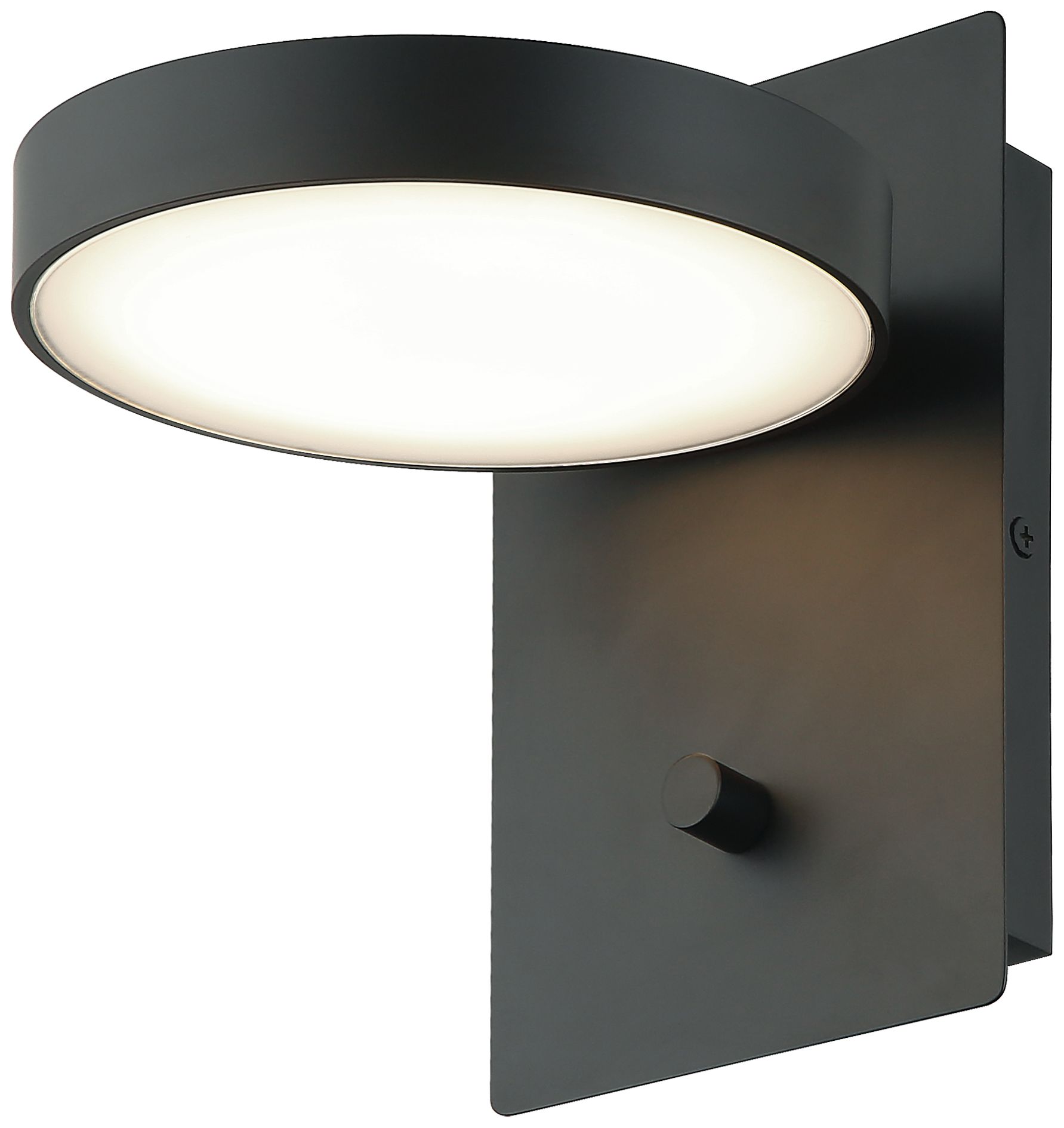 Matteo 1 LT LED AZTON BLACK WALL SCONCE / ACRYLIC SHADE