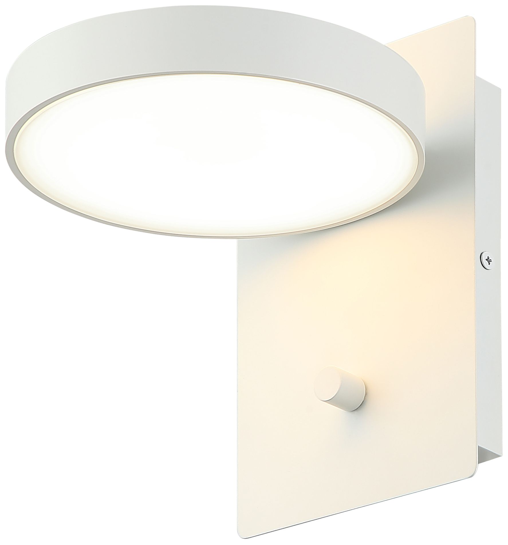 Matteo 1 LT LED AZTON WHITE WALL SCONCE / ACRYLIC SHADE