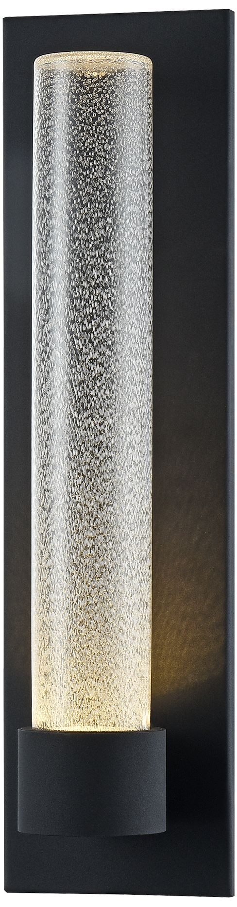 Matteo 1 LT LED LIKWID MATTE BLACK WALL SCONCE/GLASS SHADE