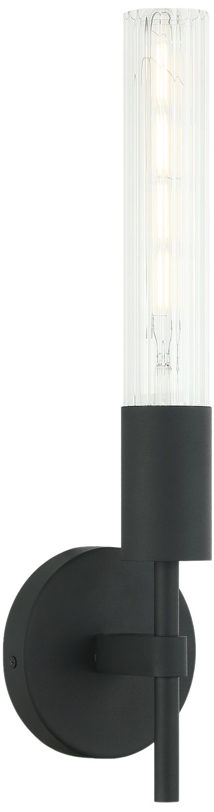 Matteo 1 LT  LUMIERE  MATTE BLACK  WALL