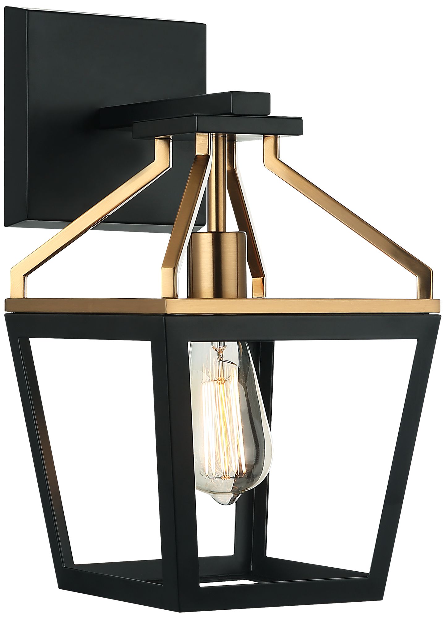 Matteo 1 LT "MAVONSHIRE" BK+ AG WALL SCONCE8"W x 14 3/8"H x 10"E E26 60W