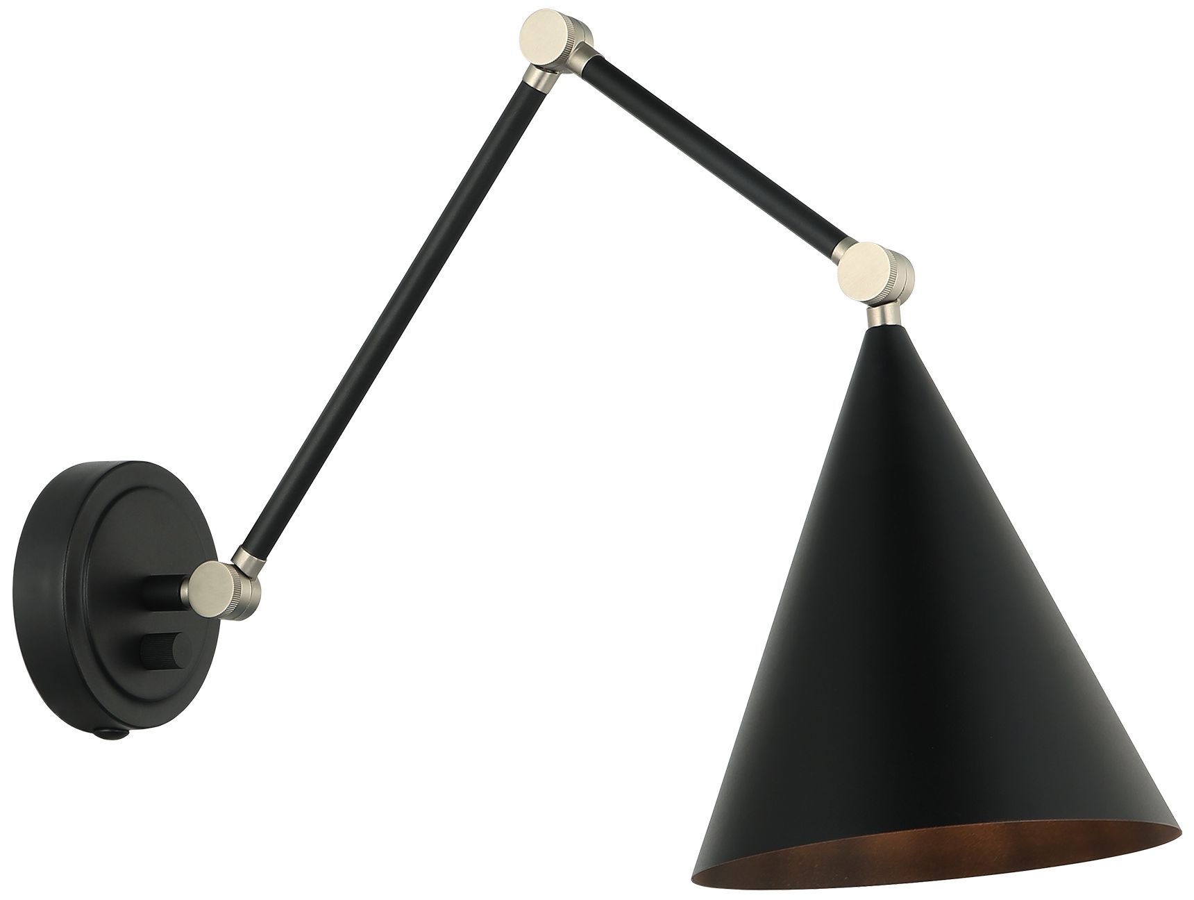 Matteo 1 LT "PEARSON" MATTE BLACK WALL S