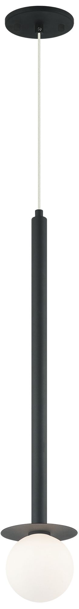 Image 4 Matteo 1 LT REIGNDROP MATTE BLACK G9 PENDANT more views