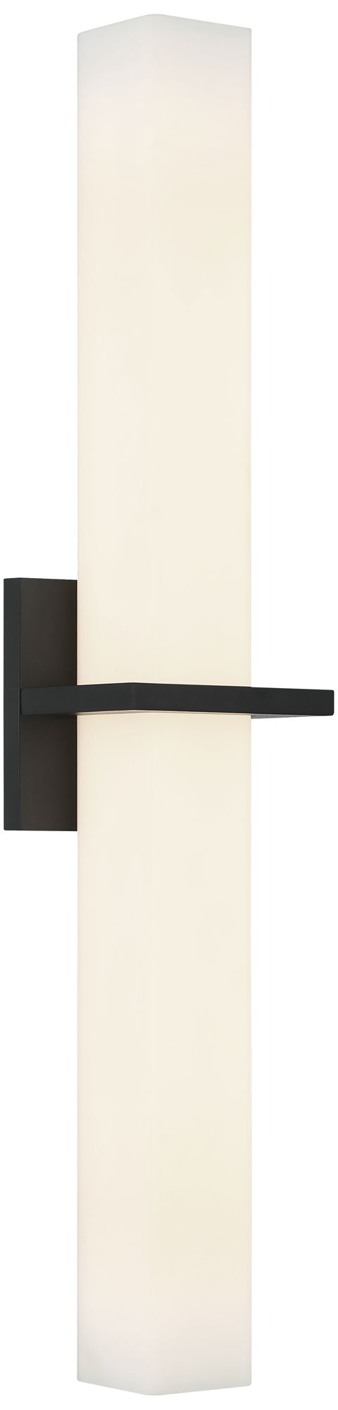 Matteo 1 LT  RINDLEN 4 1/2W x 24H   MATTE BLACK WALL SCONCE