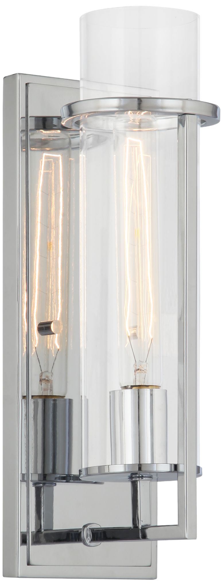 Matteo 1 LT  TUBULAIRE CHROME WALL SCONC