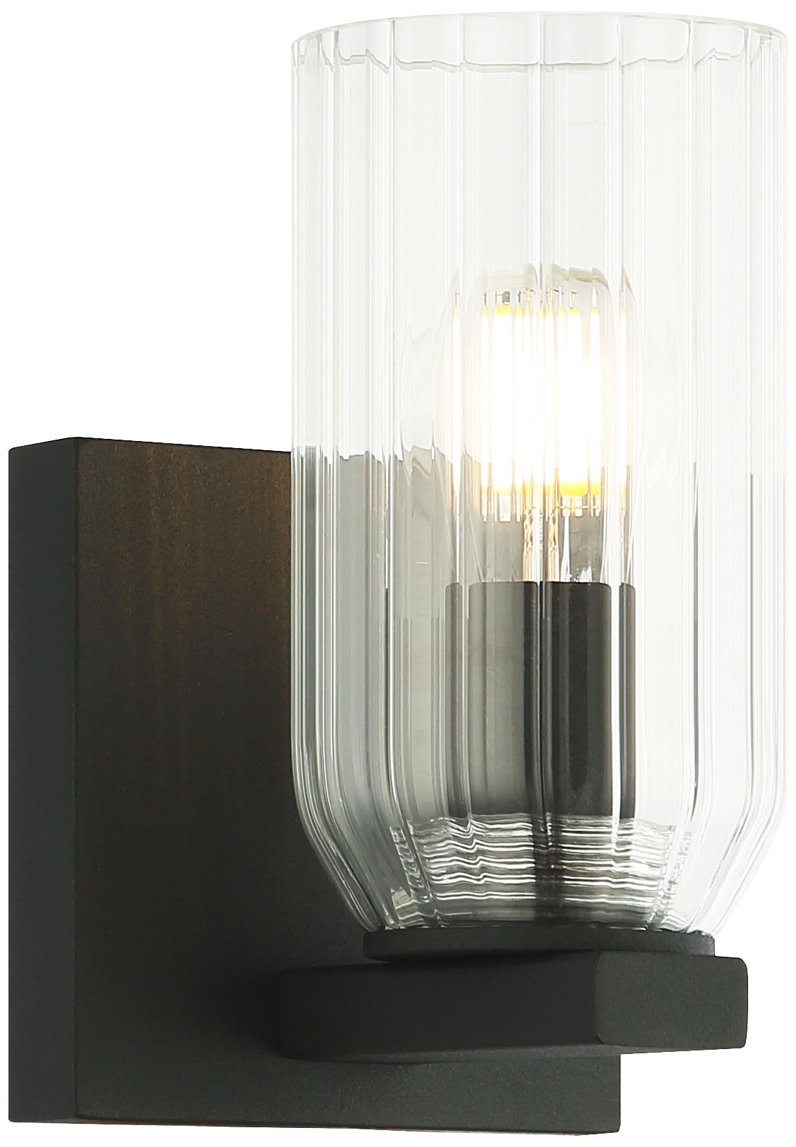 Matteo 1 LT WESTLOCK W4.4 x H7 MATTE BLACK WALL SCONCE