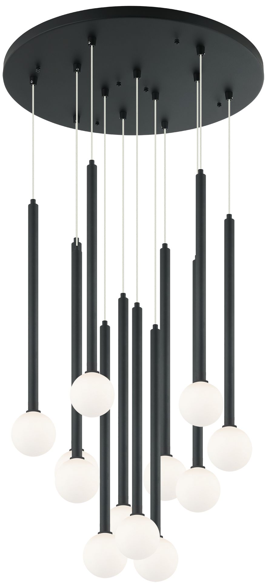 Image 3 Matteo 12 LT REIGNDOP  MATTE BLACK G9 PENDANT more views