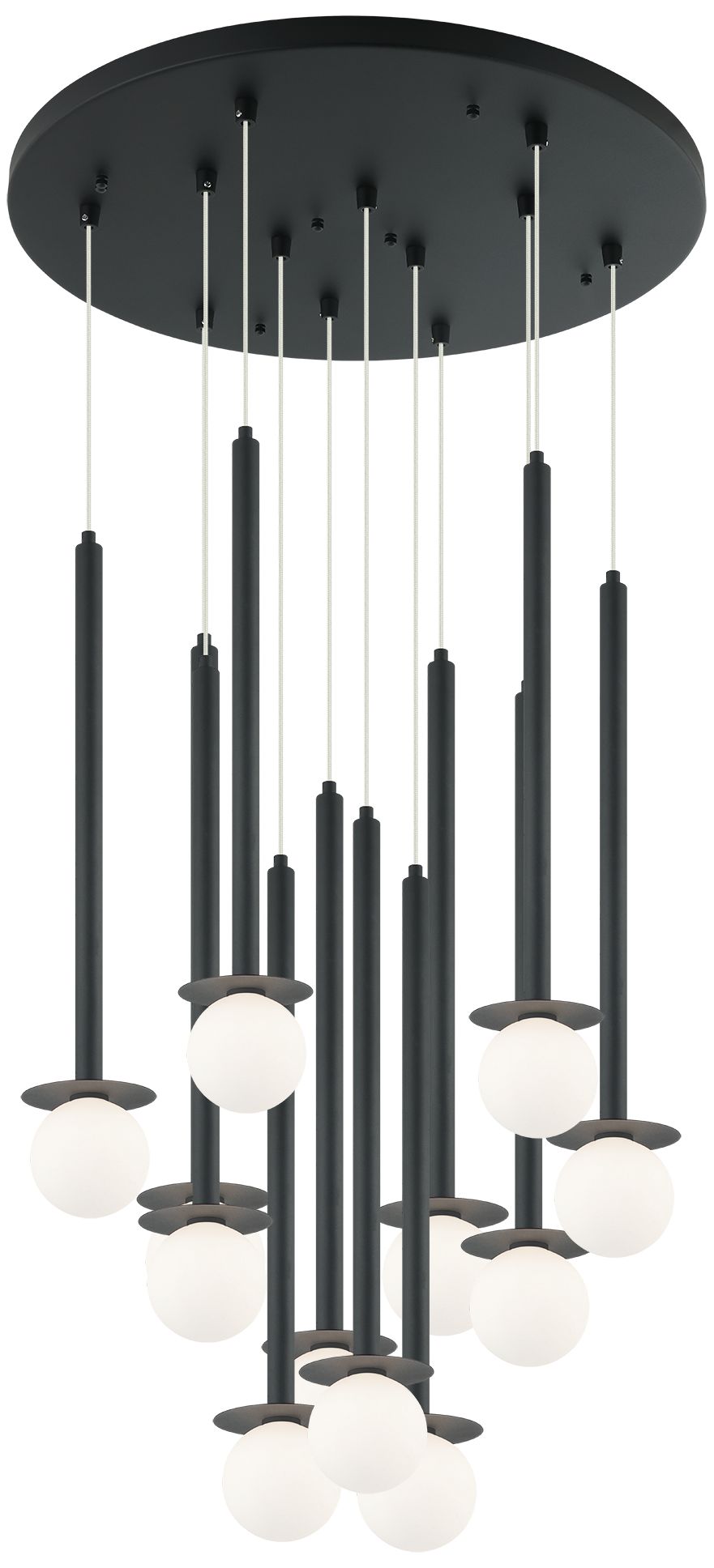 Image 4 Matteo 12 LT REIGNDOP  MATTE BLACK G9 PENDANT more views