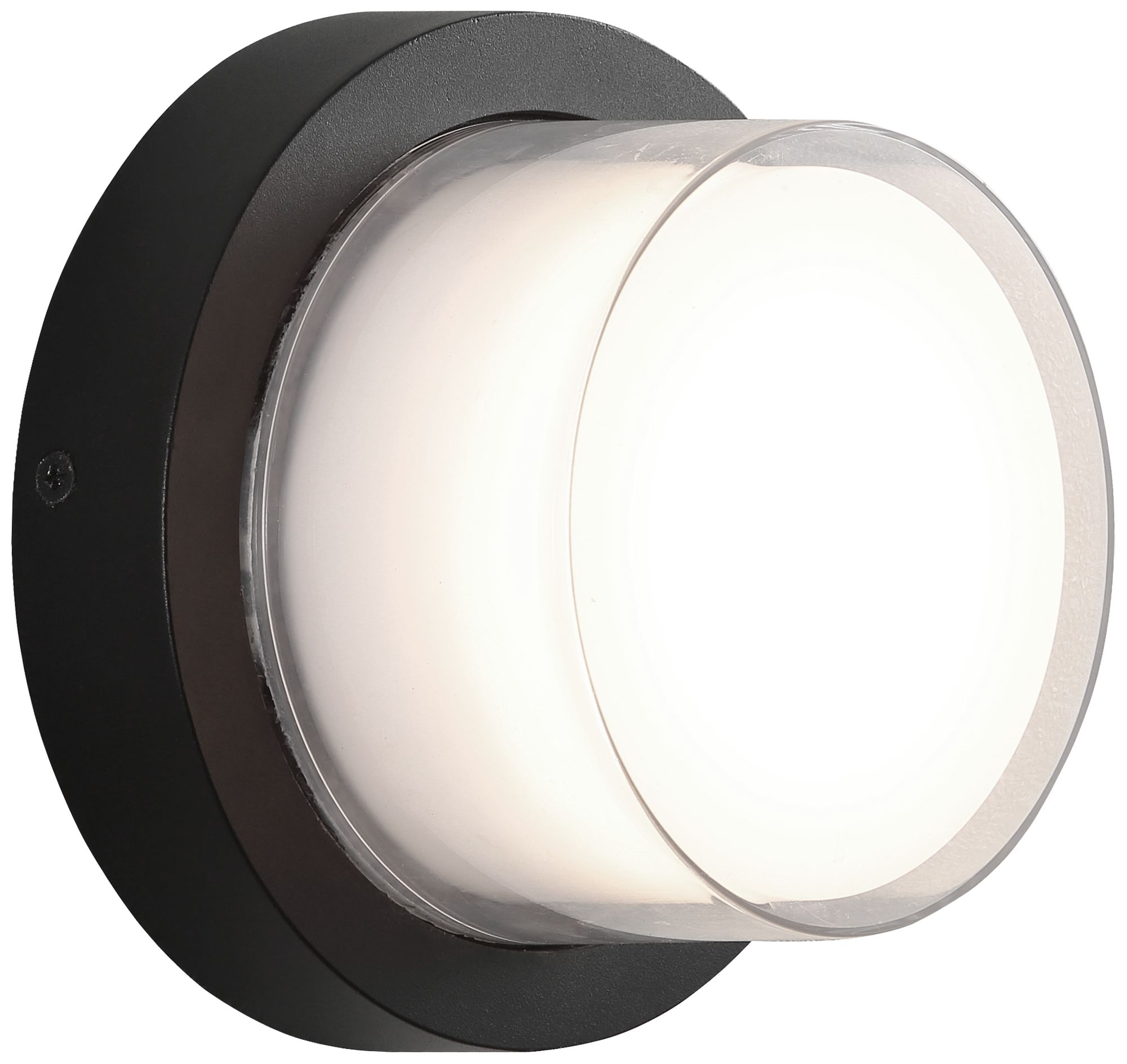 Matteo 1LT SHADOWBOX Diameter6.7 MATTE BLACK SCONCE