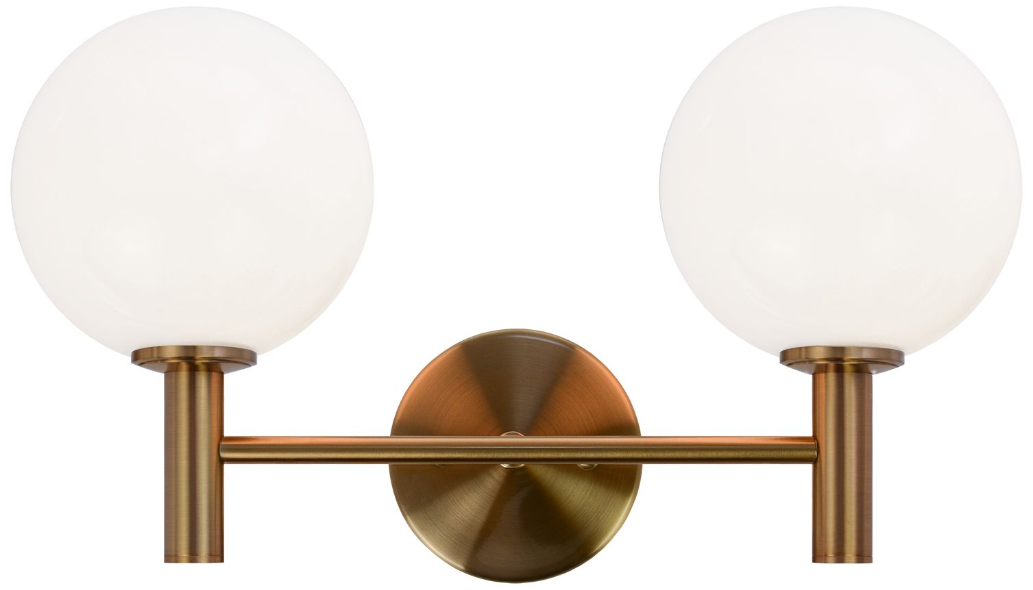 Matteo 2 LT 7W COSMO WALL SCONCE IRON+ALUMINUM-AG-OPAL GLASS