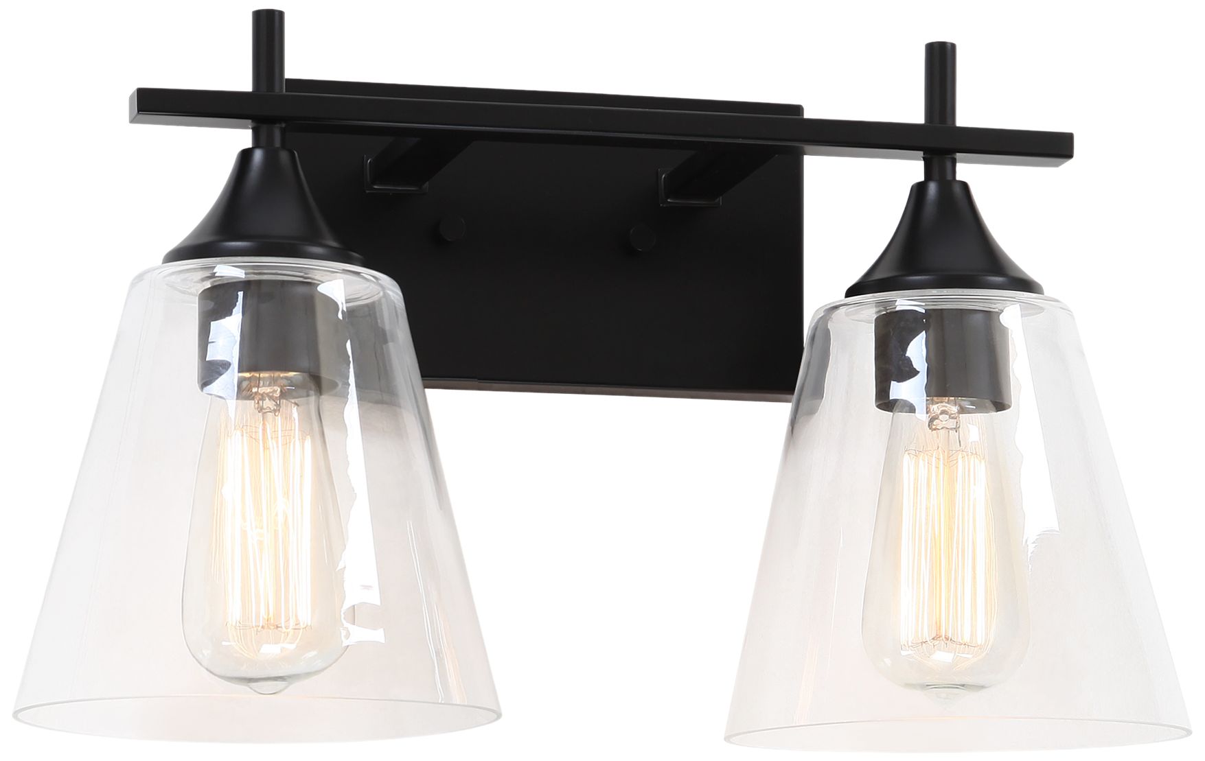 Matteo 2 LT HOLLIS  WALL SCONCE-BK
