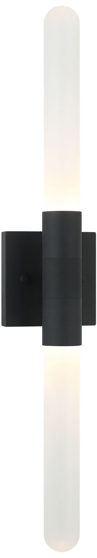 Matteo 2 LT LED "AYDIN" MATTE BLACK WALLL SCONCE