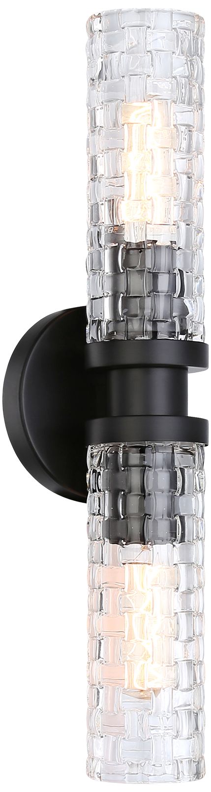 Matteo 2 LT   WEAVER D2.8 x H17.9 AGED GOLD WALL SCONCE