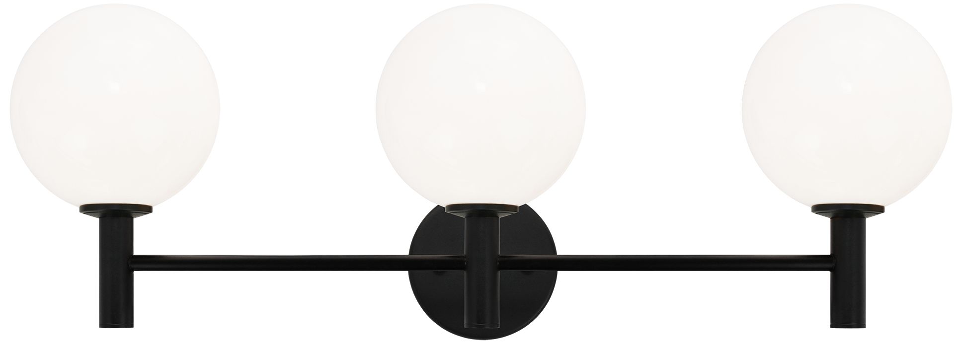Matteo 3 LT 26W COSMO WALL SCONCE IRON+ALUMINUM-BK-OPAL GLASS
