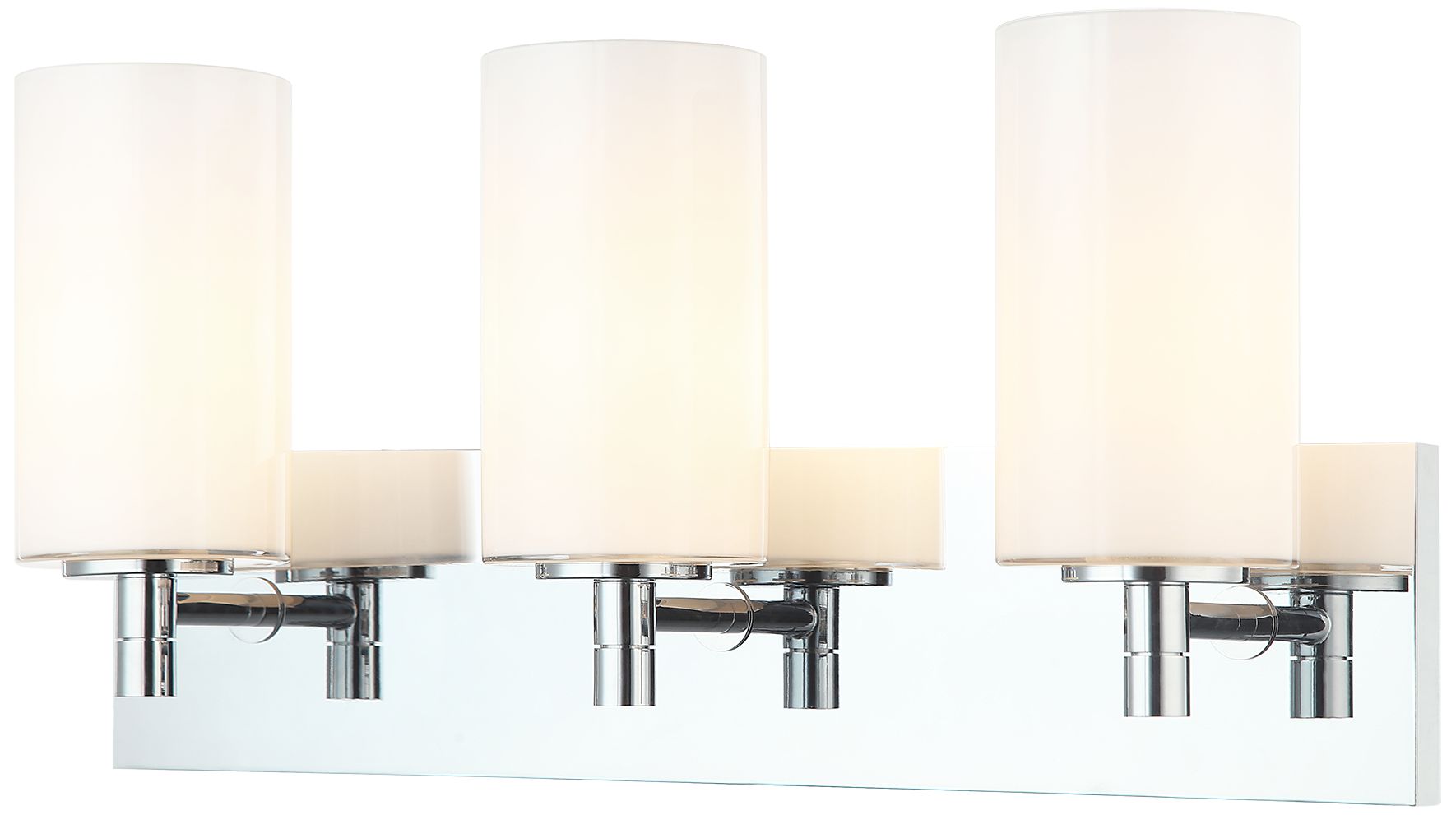 Matteo 3 LT CANDELA  WALL SCONCE-CHROME-OPAL GLASS