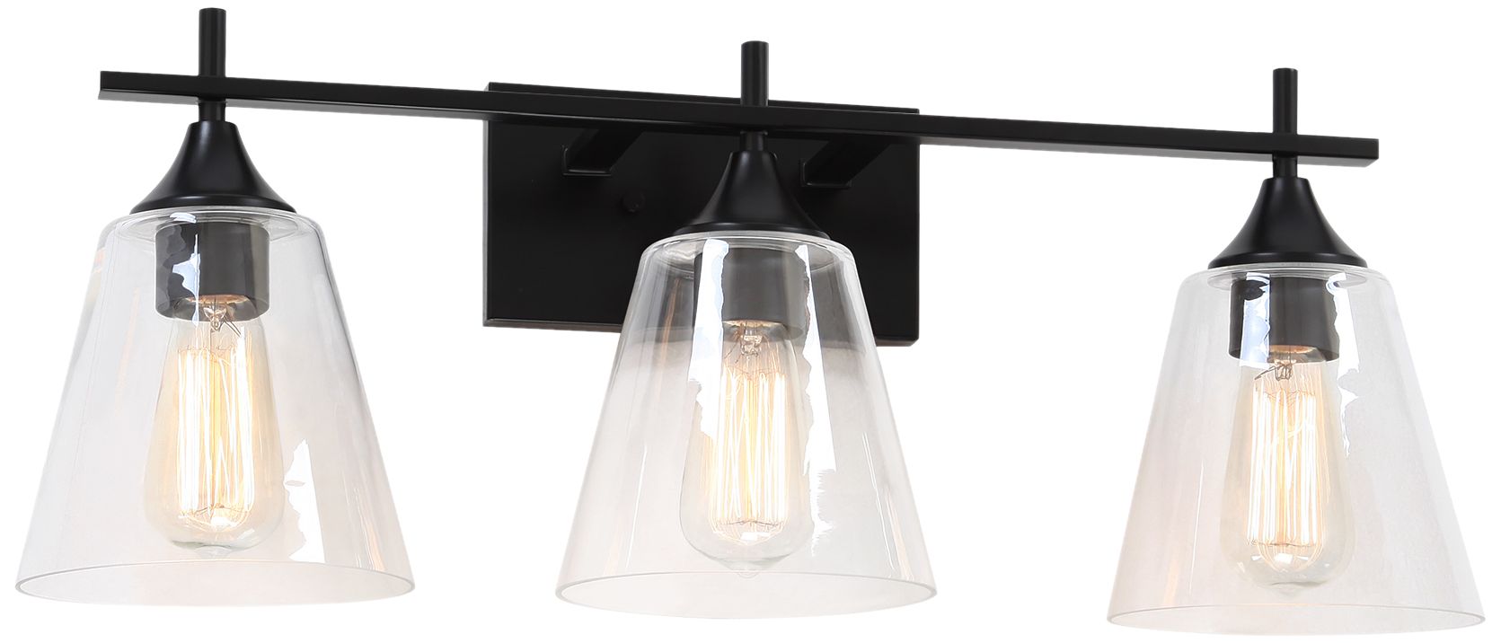 Matteo 3 LT HOLLIS  WALL SCONCE-BK
