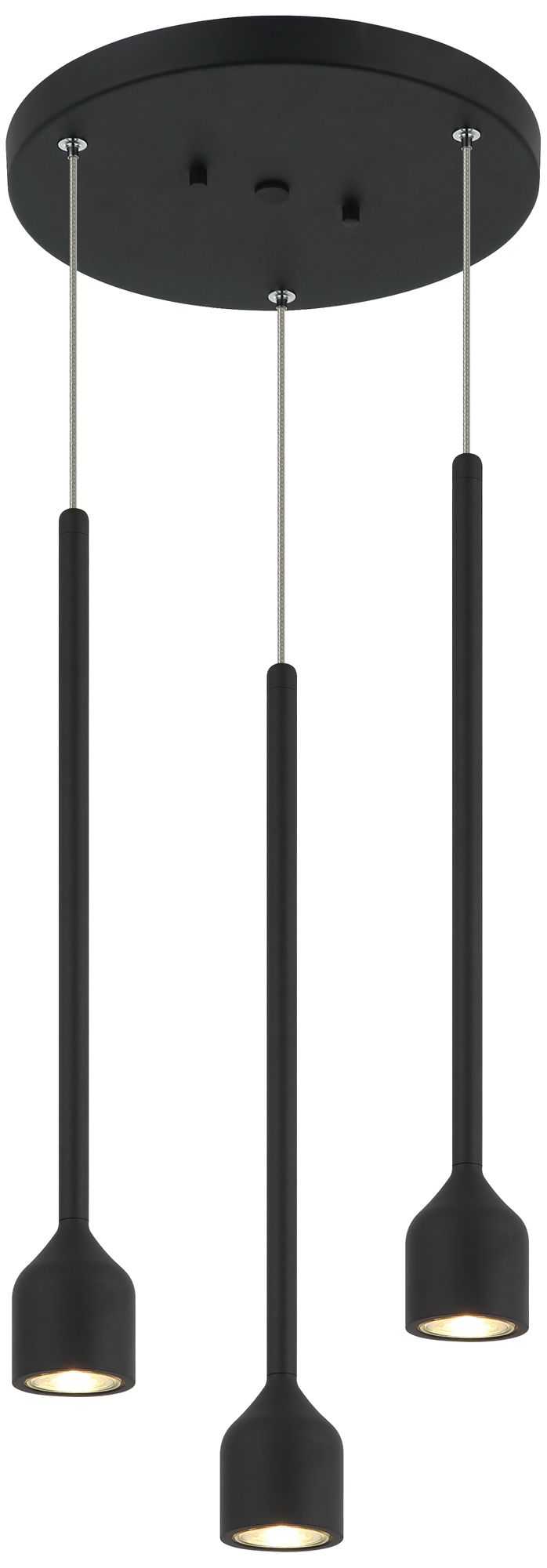 Matteo 3 LT LUMENAGIO MATTE BLACK LED GU 10W PENDANT