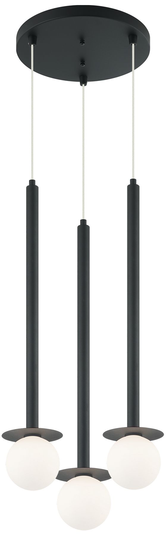 Image 4 Matteo 3 LT REIGNDROP MATTE BLACK G9 PENDANT more views