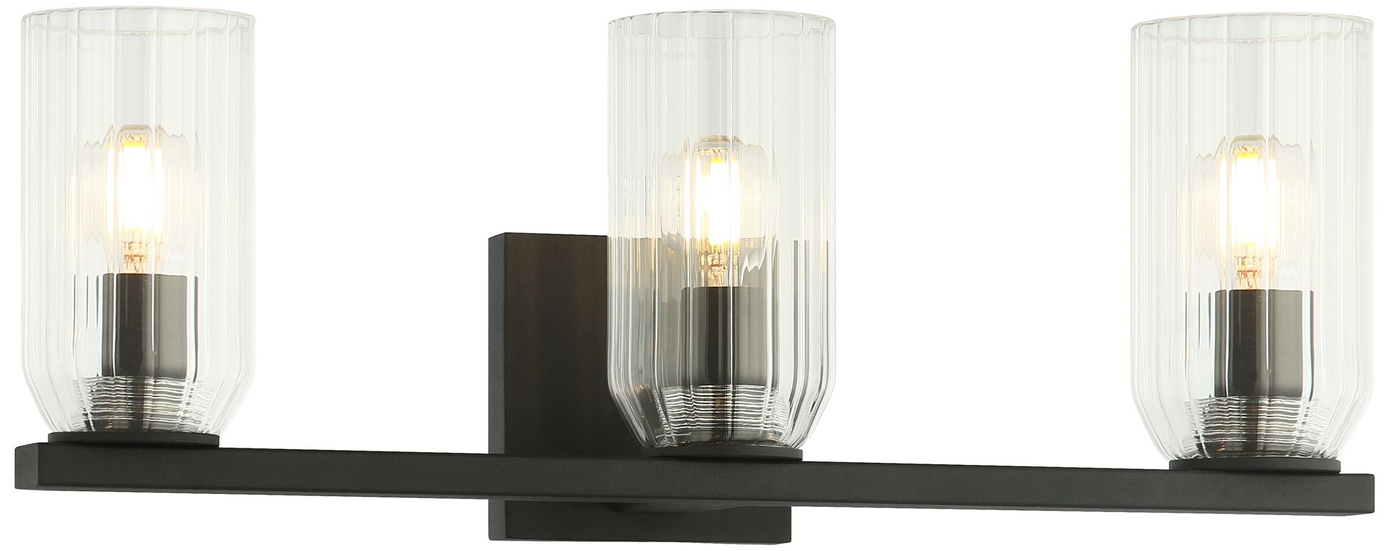 Matteo 3 LT WESTLOCK W20 x H7 MATTE BLACK WALL SCONCE
