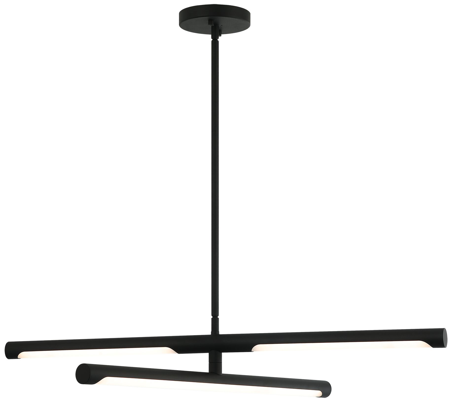Matteo 30 2 TIER LED NOVELLE MATTE BLACK PENDANT