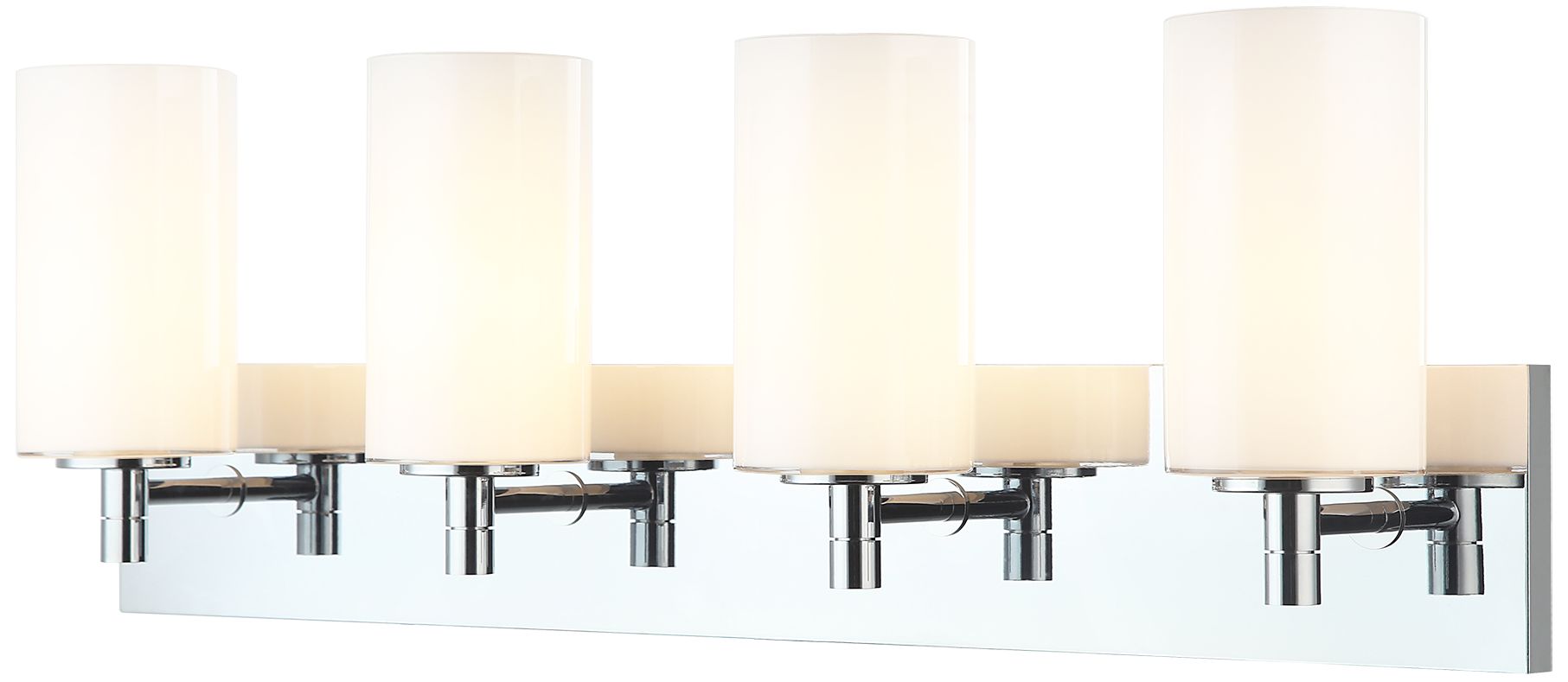 Matteo 4 LT CANDELA  WALL SCONCE-CHROME-OPAL GLASS