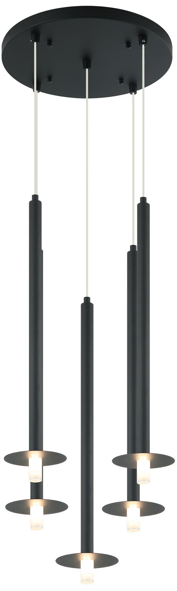 Thumbnail2 of Matteo 5 LT REIGNDROP  MATTE BLACK G9 PENDANT more views