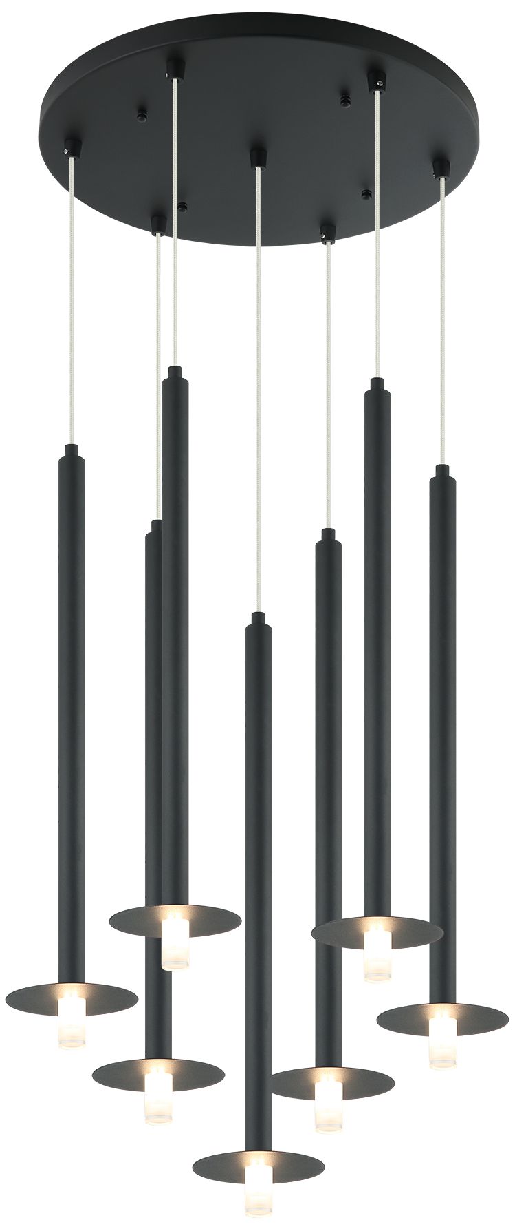 Image 2 Matteo 7 LT REIGNDROP  MATTE BLACK G9 PENDANT more views