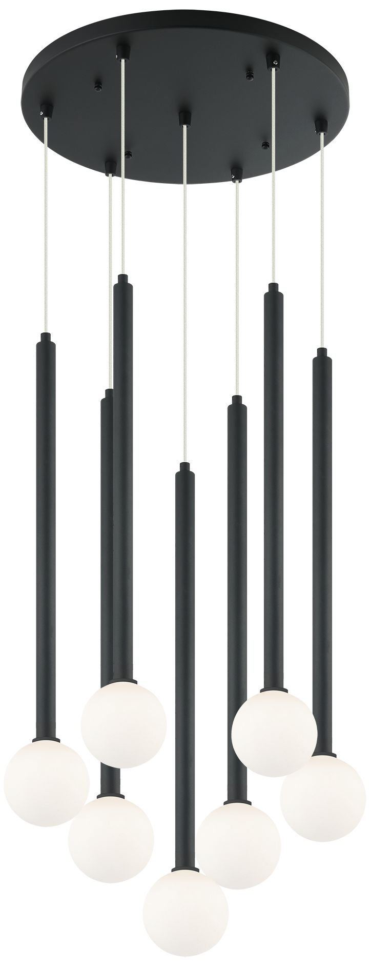 Image 3 Matteo 7 LT REIGNDROP  MATTE BLACK G9 PENDANT more views