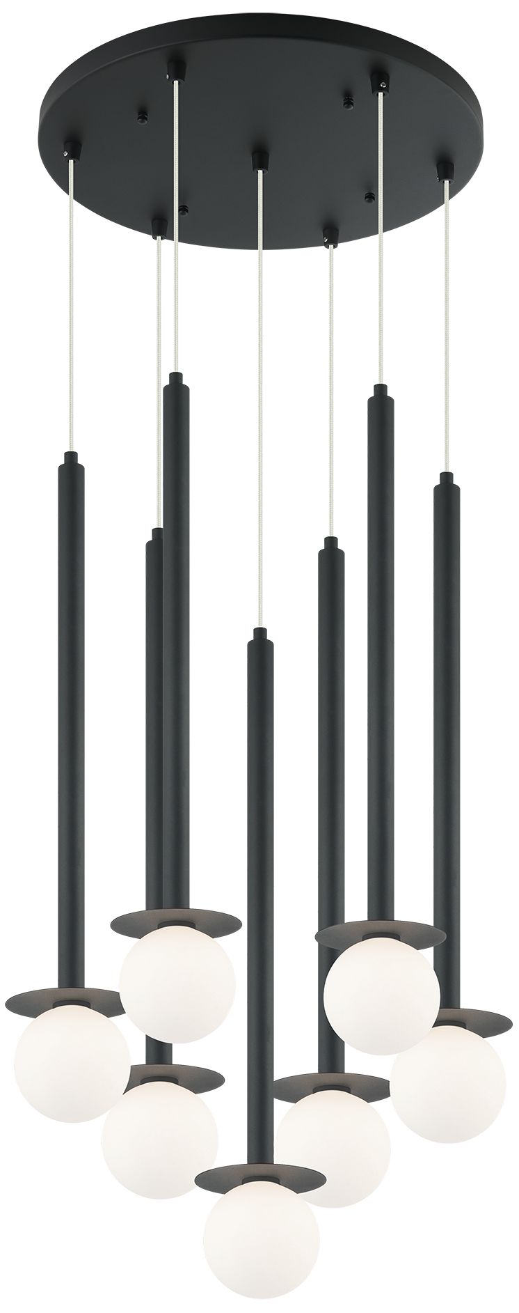Image 4 Matteo 7 LT REIGNDROP  MATTE BLACK G9 PENDANT more views