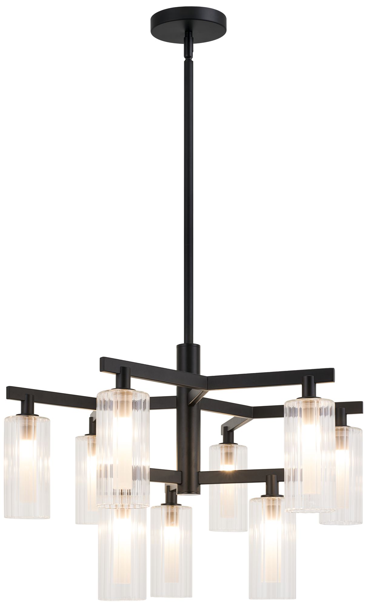 Matteo 9 LT  Diameter30.35 KRISTOF BLACK CHANDELIER GLASS SHADE